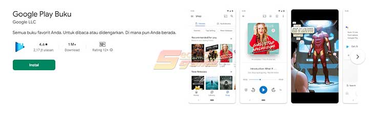 Aplikasi Baca Novel Google Play Books