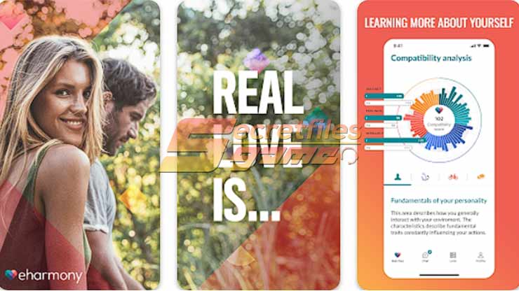 9. Aplikasi Chat Dewasa eharmony dating & real love