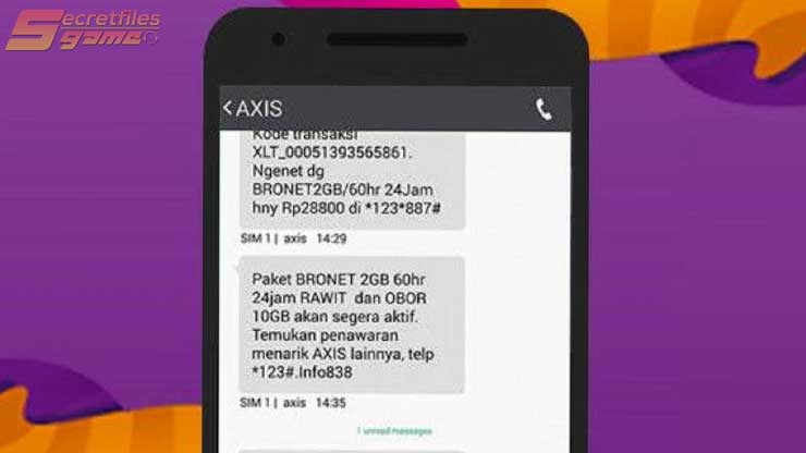 1. Cek Pulsa Axis melalui SMS
