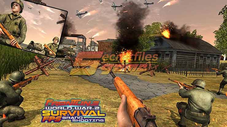 Game Perang Gratis Frontline World War 2 Survival
