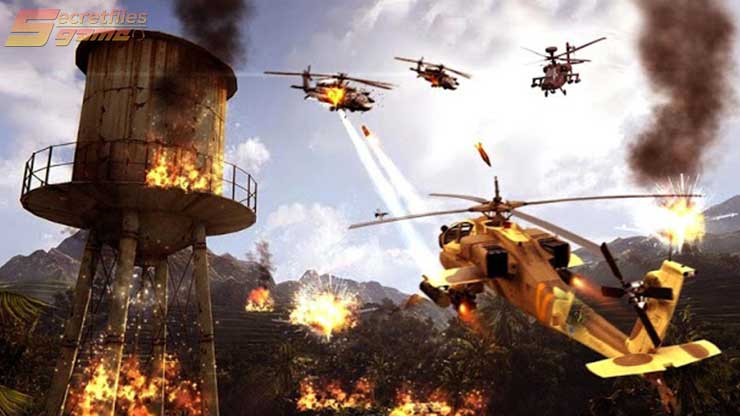 Game War Offline Gunship Strike 3D