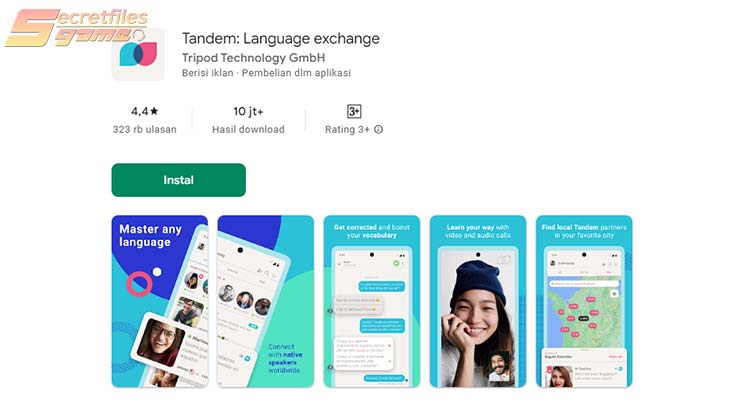 Aplikasi Belajar Bahasa Jepang Tandem